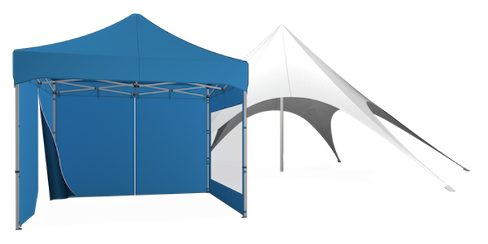 Vouw- en Starshade tent