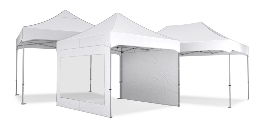 Render Of White Canopy Folding Tents