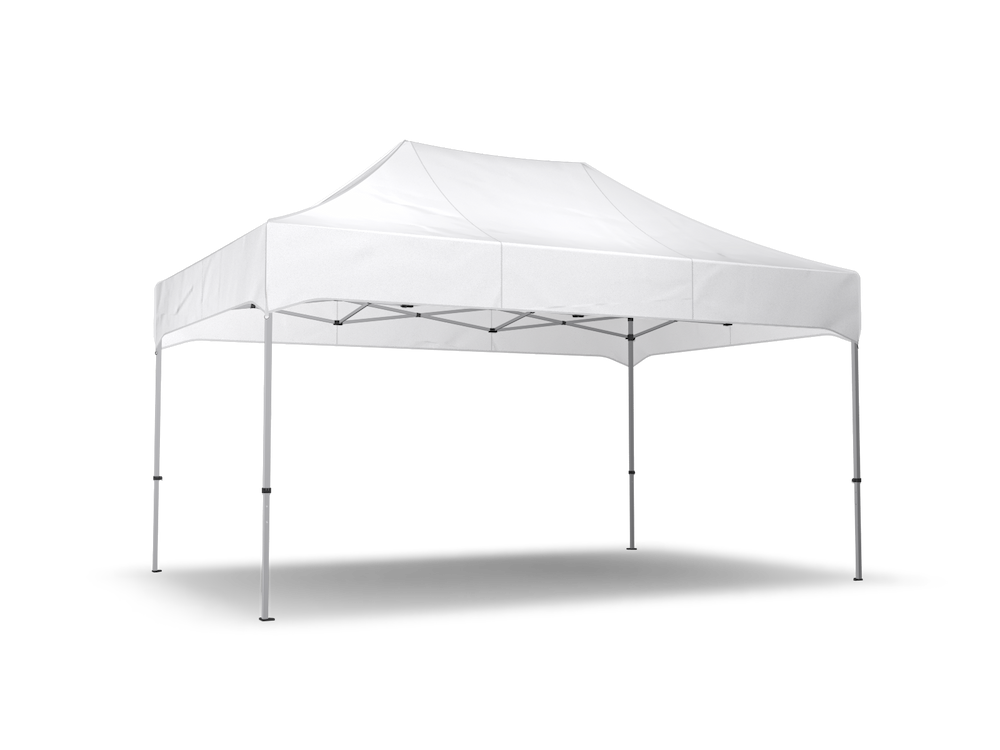 Render of White 3 x 4,5m Canopy folding tent