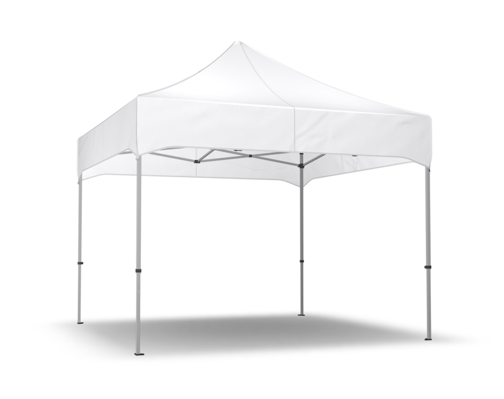 Render of White 4 x 4m Canopy folding tent