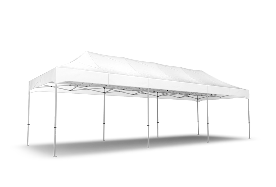 Render of White 3 x 9m Canopy folding tent
